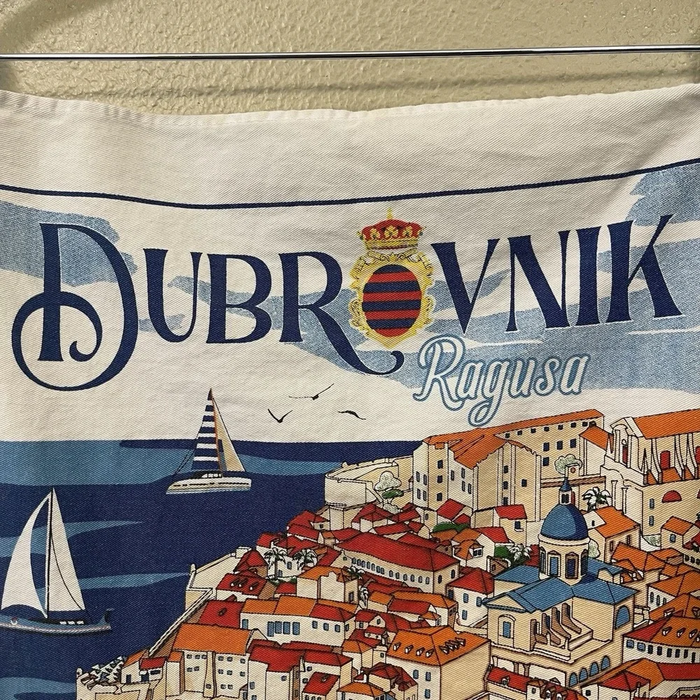 Dubrovnik Croatia Harbor Tea Towel Game Of Thrones Kings‎ Landing Location